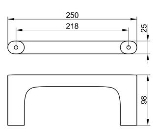 Держатель для полотенца Keuco Edition 11521010000 хром